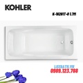 Bồn tắm gang tráng men đặt lòng Kohler K-18201T-0 1.7m