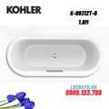 Bồn tắm gang tráng men đặt lòng Kohler K-99312T-0 1.6m
