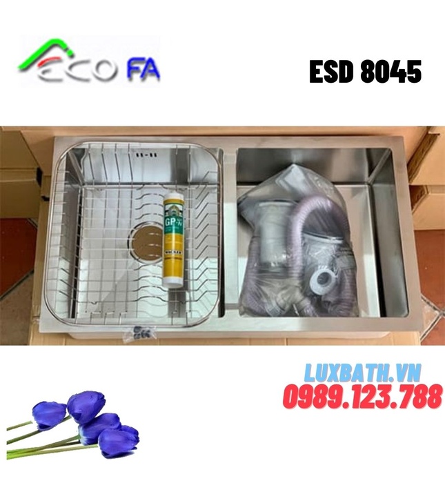 Chậu rửa bát 2 hố Ecofa ESD 8045 (800 x 450)