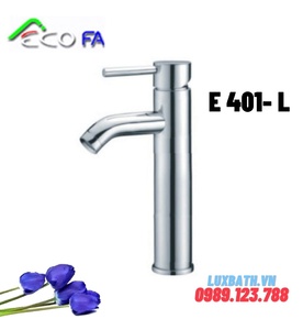 Vòi Lavabo nóng lạnh 1 thân cao Ecofa E-401L