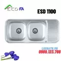 Chậu rửa bát 2 hố 1 bàn Hàn Quốc Ecofa ESD 1100 