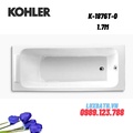 Bồn tắm gang tráng men đặt lòng Kohler K-1876T-0 1.7m