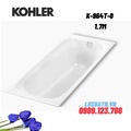Bồn tắm gang tráng men đặt lòng Kohler K-964T-0 1.7m