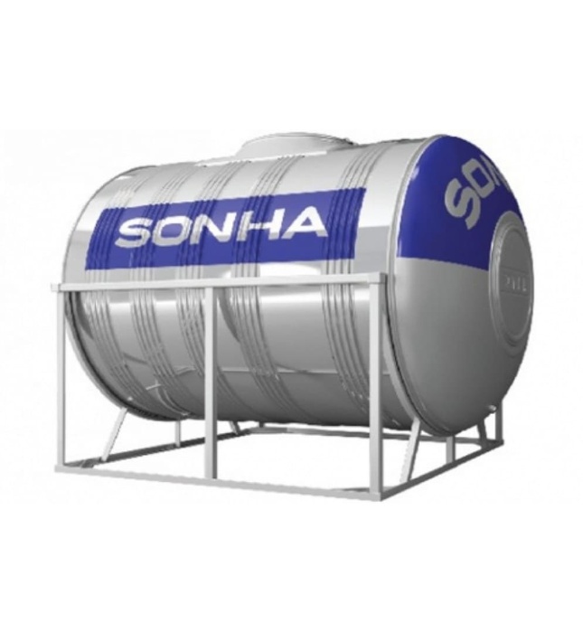 Bồn nước inox Sơn Hà 700L ngang Ø720 SH 700N