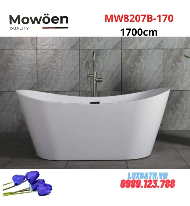Bồn tắm đặt sàn Mowoen MW8207B-170 1700cm