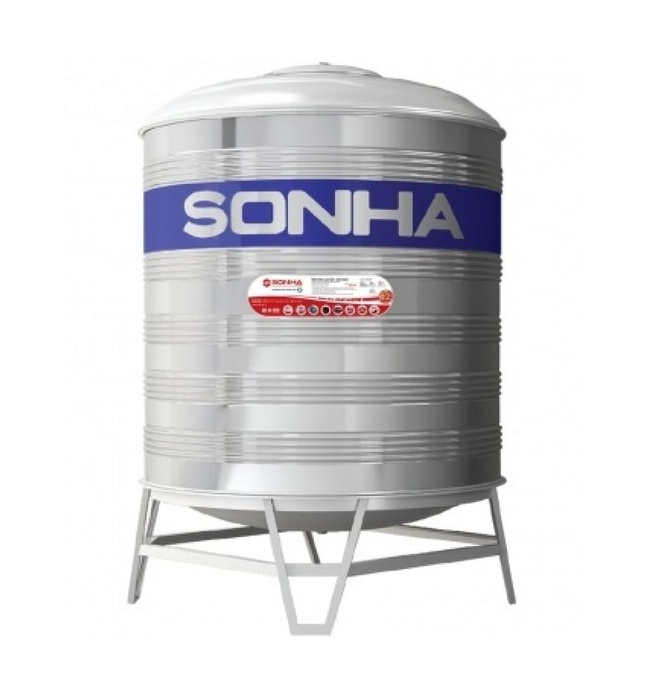 Bồn Nước Inox SUS304 Sơn Hà 4000l Đứng SH 4000D F1420