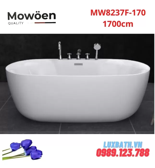 Bồn Tắm Đặt Sàn Mowoen MW8237F-170 1.7m