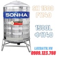 Bồn Nước Inox Sơn Hà 1500 Lít Đứng SH 1500D F1140