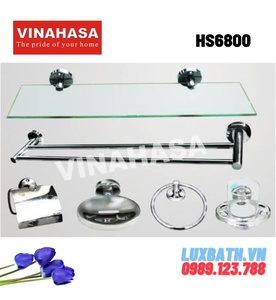 Bộ phụ kiện nhà tắm 6 món inox Vinahasa HS6800