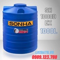 Bồn Nhựa Sơn Hà 1000l Đứng SH 1000EX D