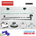 Bộ phụ kiện nhà tắm 6 món inox Vinahasa HS6800