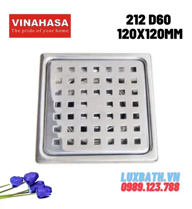 Ga Thoát Sàn Vinahasa G212 D60 120x120mm