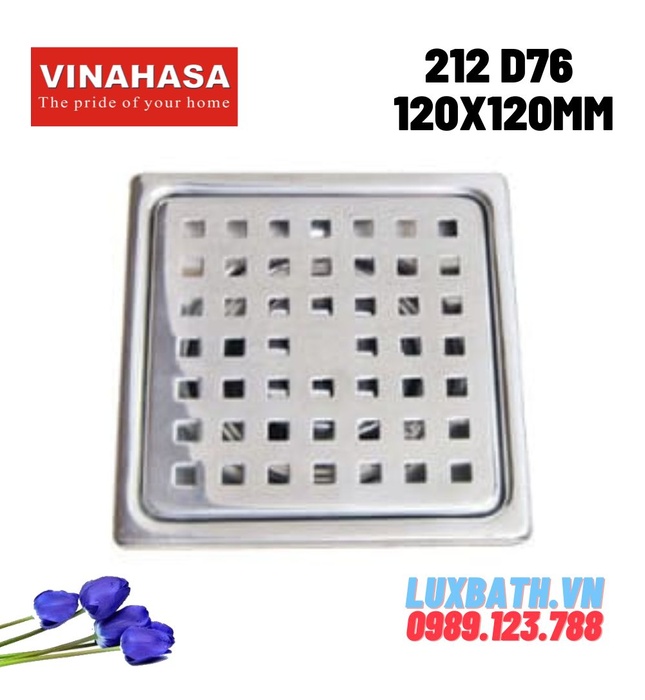 Ga thoát sàn Vinahasa 212 D76 120x120mm