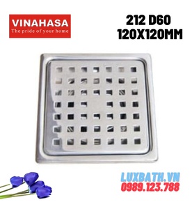 Ga thoát sàn Vinahasa 212 D60 120x120mm
