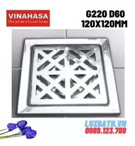 Ga Thoát Sàn Vinahasa G220 D60 120x120mm