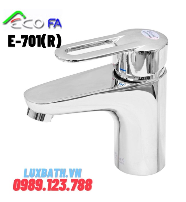 Vòi Lavabo nóng lạnh Hàn Quốc Ecofa E-701(R)