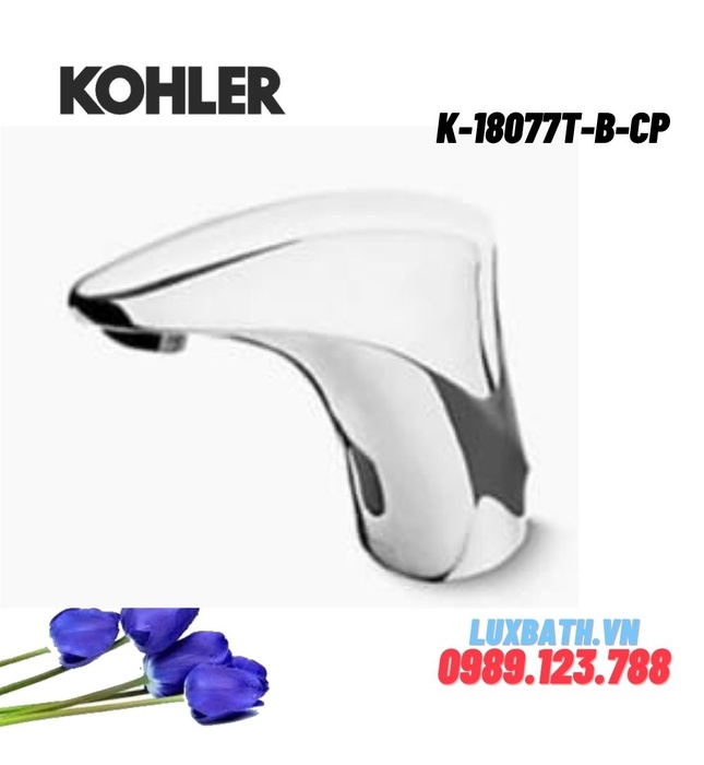 Vòi chậu rửa 1 lỗ cảm biến Kohler K-18077T-B-CP