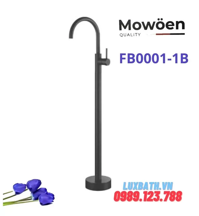 Vòi xả bồn tắm đặt sàn Mowoen FB0001-1B