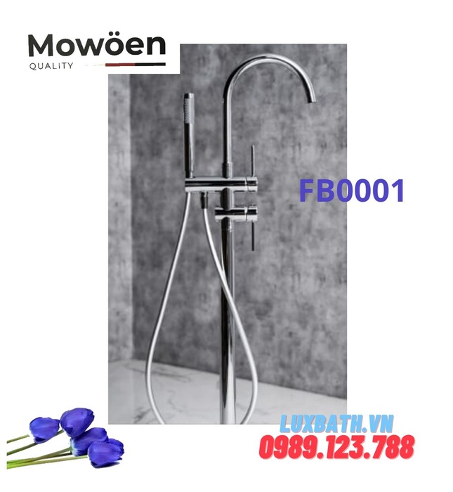 Vòi xả bồn tắm đặt sàn Mowoen FB0001