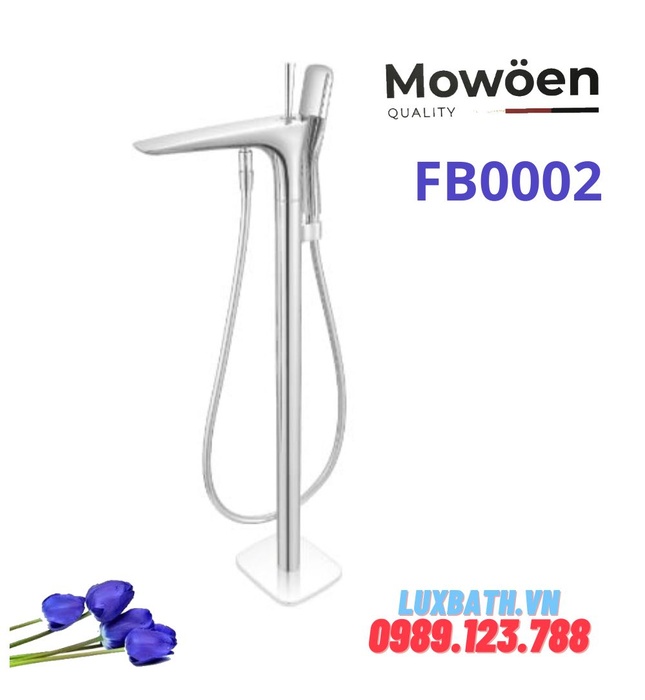 Vòi sen xả bồn tắm đặt sàn Mowoen FB0002