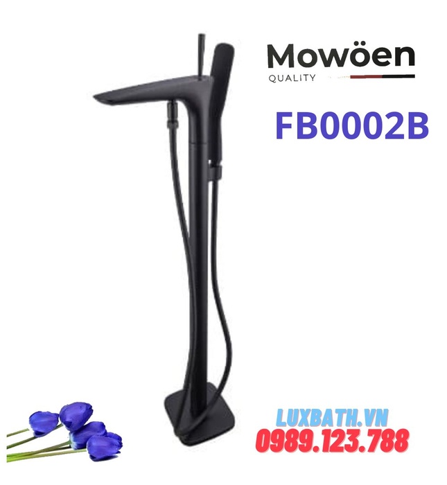 Vòi sen xả bồn tắm đặt sàn Mowoen FB0002B