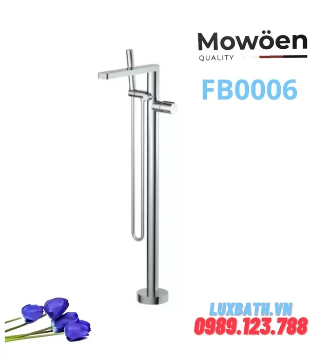 Vòi sen xả bồn tắm đặt sàn Mowoen FB0006