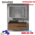 Bộ tủ chậu cao cấp đèn Led Mowoen MW6636B-100 100x50cm