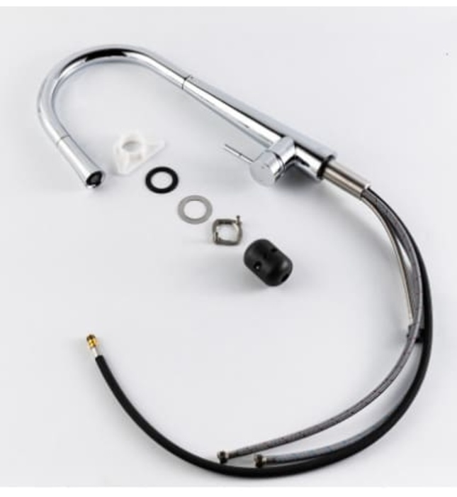 Vòi rửa bát nóng lạnh rút dây Mowoen MFK0001C