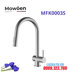Vòi rửa bát nóng lạnh rút dây Mowoen MFK0003S