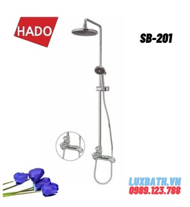 Vòi sen cây tắm đứng bát tròn HADO SB-201