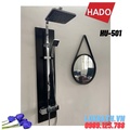 Vòi sen cây tắm đứng bát vuông Hàn Quốc HADO HU-501