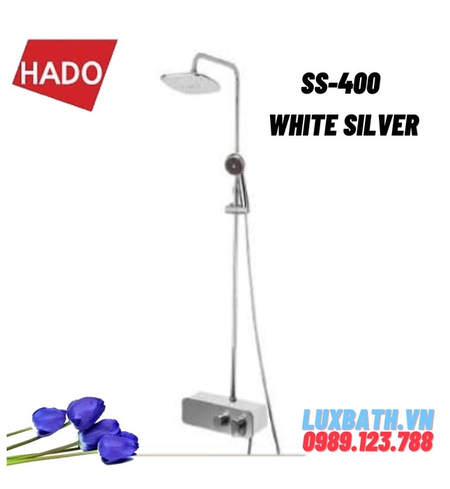 Sen cây hộp Trắng Bạc Hàn Quốc HADO HU SS-400 White Silver