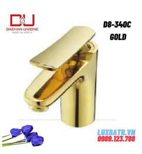Vòi chậu nóng lạnh Hàn Quốc Daehan D8-340C GOLD