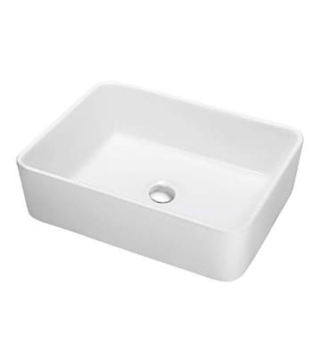 Chậu rửa mặt dương bàn cao cấp BRAVAT C22328W-ENG