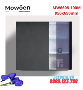 Tủ gương cao cấp đèn Led Mowoen MW6608-100M 950x650mm