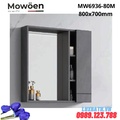 Tủ gương cao cấp đèn Led Mowoen MW6936-80M 800x700mm 