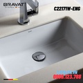 Chậu rửa mặt âm bàn cao cấp BRAVAT C22171W-ENG