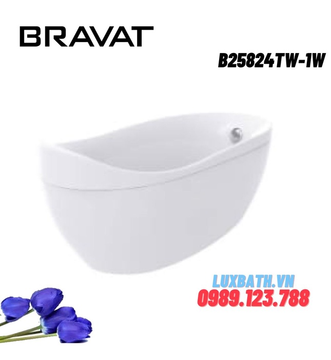 Bồn tắm đặt sàn cao cấp BRAVAT B25824TW-1W