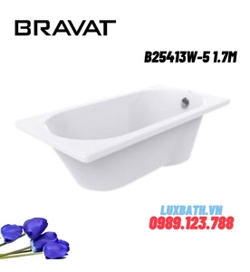 Bồn tắm âm sàn cao cấp BRAVAT B25413W-5 1.7m 