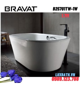 Bồn tắm đặt sàn cao cấp BRAVAT B25701TW-1W 1.7m
