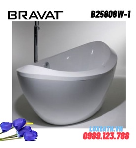 Bồn tắm đặt sàn cao cấp BRAVAT B25808W-1