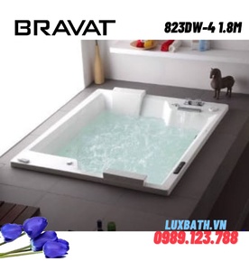 Bồn tắm massage cao cấp BRAVAT B25823DW-4 1.8m