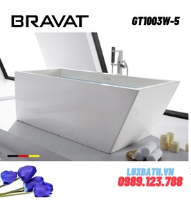 Bồn tắm đặt sàn cao cấp BRAVAT GT1003W-5