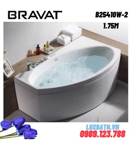 Bồn tắm đặt sàn massage cao cấp BRAVAT B25410W-2 1.75m