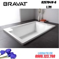 Bồn tắm âm sàn cao cấp BRAVAT B25704W-6 1.7m