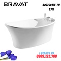 Bồn tắm đặt sàn cao cấp BRAVAT B25748TW-1W 1.7m