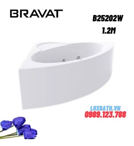 Bồn tắm góc đặt sàn cao cấp BRAVAT B25202W 1.2m