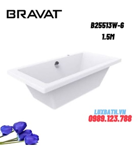 Bồn tắm massage đặt sàn cao cấp BRAVAT B25513W-6 1.5m