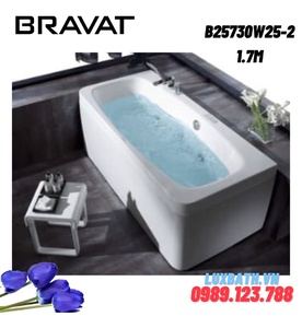 Bồn tắm đặt sàn massage cao cấp BRAVAT B25730W25-2 1.7m