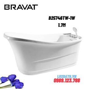 Bồn tắm đặt sàn cao cấp BRAVAT B25746TW-1W 1.7m